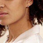 Boucles D'oreilles Puces Roma Argent Blanc Oxyde De Zirconium - Boucles d'oreilles fantaisie Femme | Histoire d&rsquo;Or