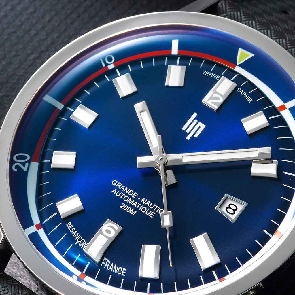Montre Lip Nautic-ski Bleu - Montres Homme | Histoire d’Or