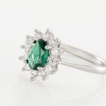 Bague Perez Argent Blanc Oxyde De Zirconium - Bagues solitaires Femme | Histoire d&rsquo;Or