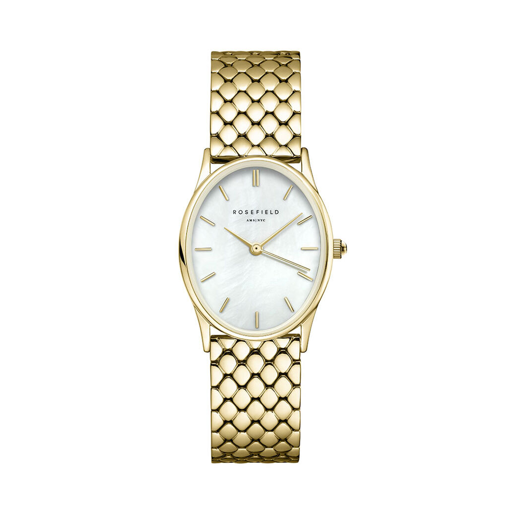 Montre Rosefield Oval Blanc - Montres Femme | Histoire d&rsquo;Or