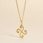 Pendentif Cobeia Croix Basque Or Jaune - Pendentifs Famille | Histoire d&rsquo;Or