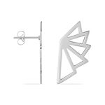Boucles D'oreilles Pendantes Osaka Acier Blanc - Boucles d'oreilles fantaisie Femme | Histoire d&rsquo;Or