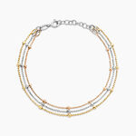 Bracelet Daralea Argent Tricolore - Bracelets Femme | Histoire d&rsquo;Or