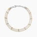 Bracelet Daralea Argent Tricolore - Bracelets Femme | Histoire d’Or
