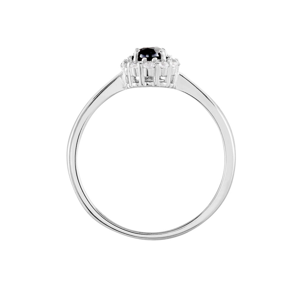 Bague Solitaire Eulalio Argent Blanc Oxyde De Zirconium - Bagues solitaires Femme | Histoire d&rsquo;Or