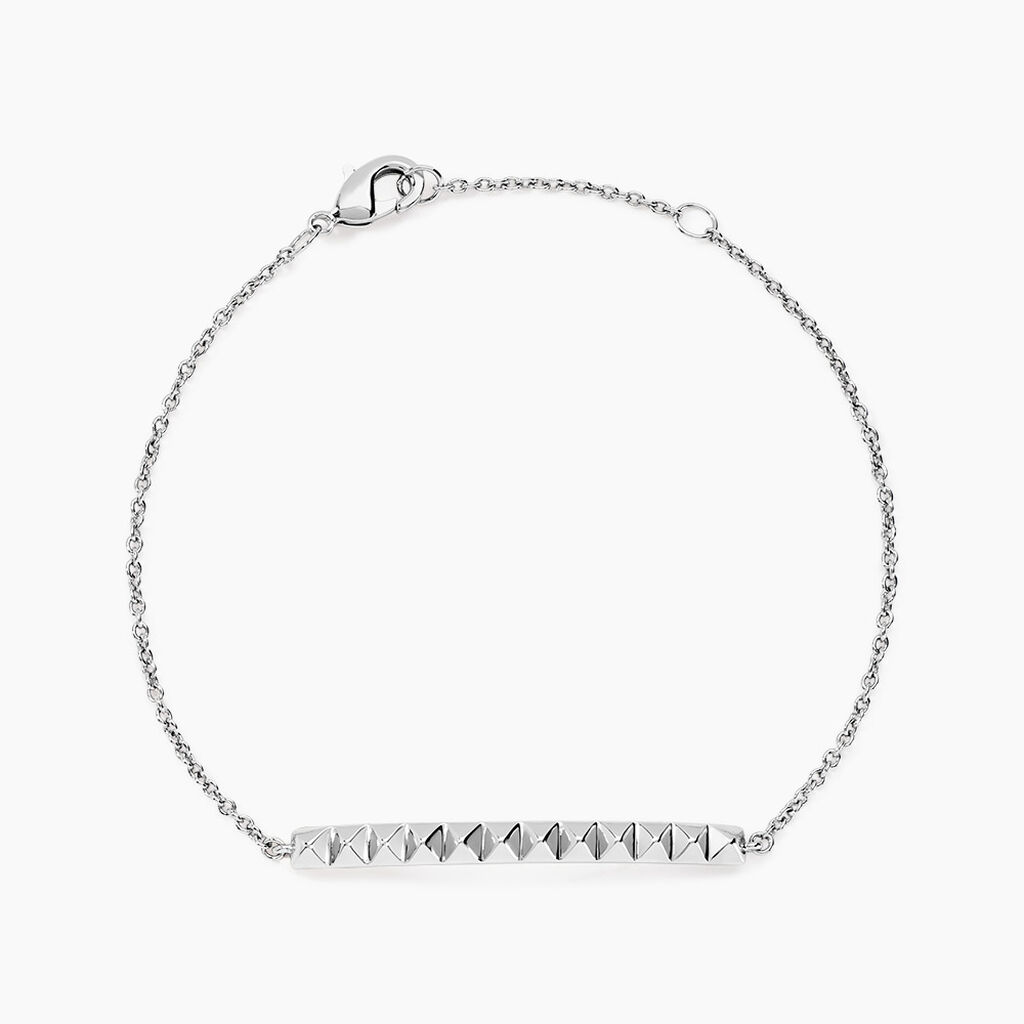 Bracelet Silva Argent Blanc - Bracelets Famille | Histoire d&rsquo;Or