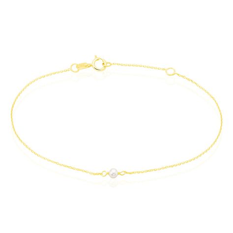 Bracelet Or Jaune Gentiane Perle - Bracelets Femme | Histoire d’Or