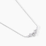 Collier Eclat D'Aurore Argent Blanc Oxydes De Zirconium - Colliers fantaisie Femme | Histoire d&rsquo;Or