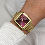 Montre Cluse Gracieuse Multifonction Bordeaux - F&ecirc;te des m&egrave;res Femme | Histoire d&rsquo;Or