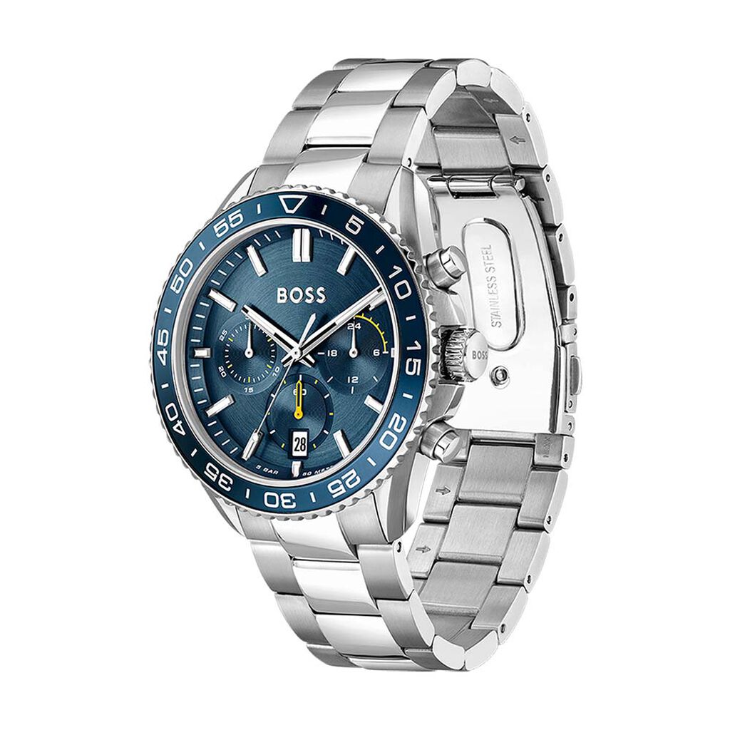 Montre Boss Runner Bleu - Montres Homme | Histoire d’Or