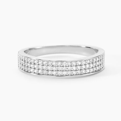Bague Kaycee Argent Blanc Oxyde De Zirconium - Bagues avec pierre Femme | Histoire d’Or