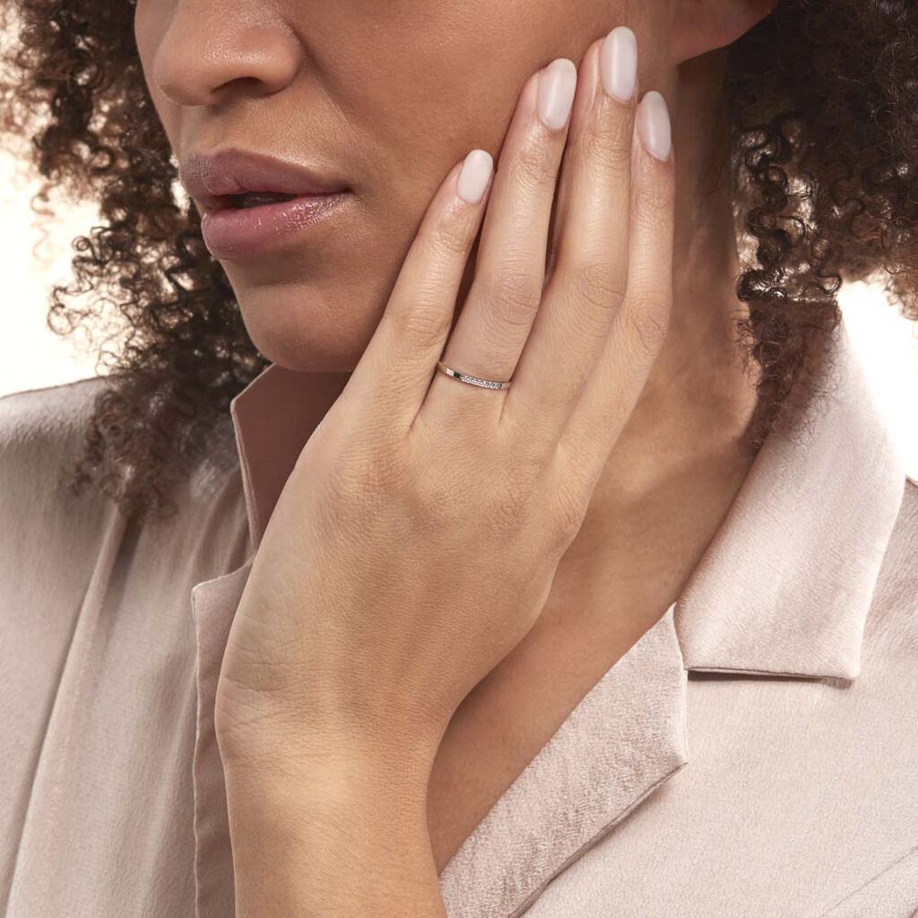 Alliance Piamanta Or Blanc - Alliances Unisex | Histoire d’Or