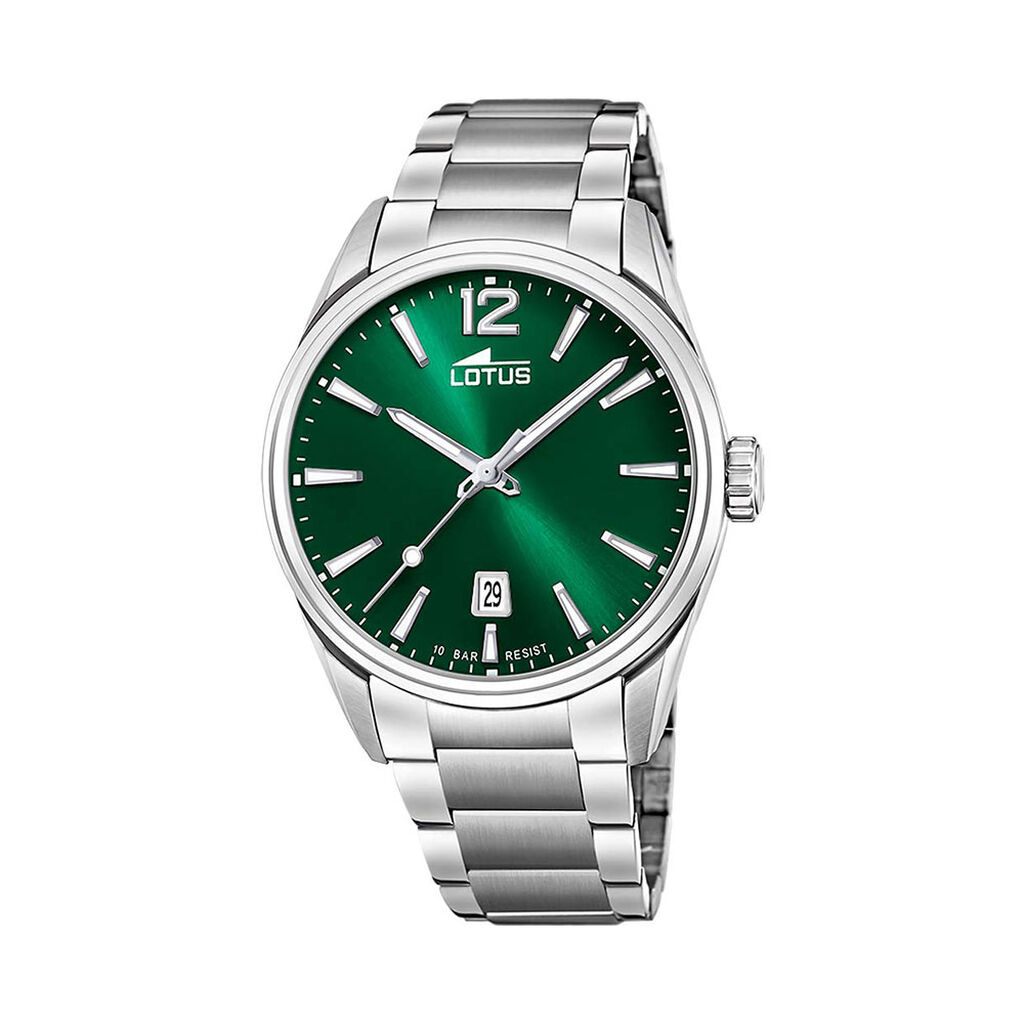 Montre Lotus Minimalist Vert - Montres Homme | Histoire d’Or