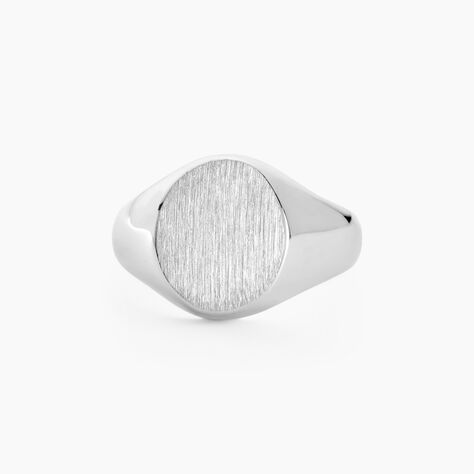Chevalière Karl Argent Blanc - Chevalières Homme | Histoire d’Or