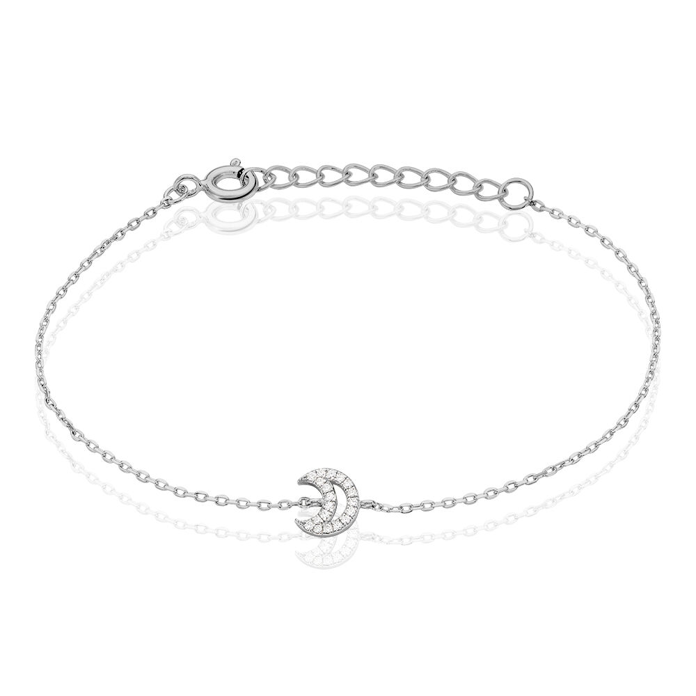 Bracelet lune argent Clearance