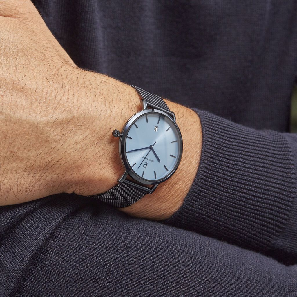 Montre Pierre Lannier Echo Bleu - Montres Homme | Histoire d’Or