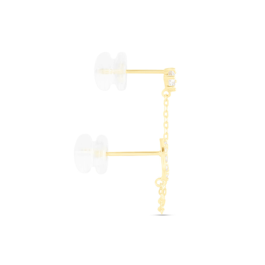 Bijou D'oreille Unitaire Ferdy Or Jaune Oxyde De Zirconium - Piercings d'oreilles Femme | Histoire d&rsquo;Or
