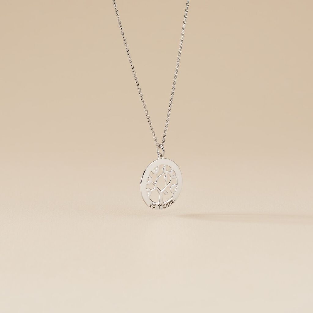 Collier Argent Blanc Vroon - Colliers fantaisie Femme | Histoire d&rsquo;Or