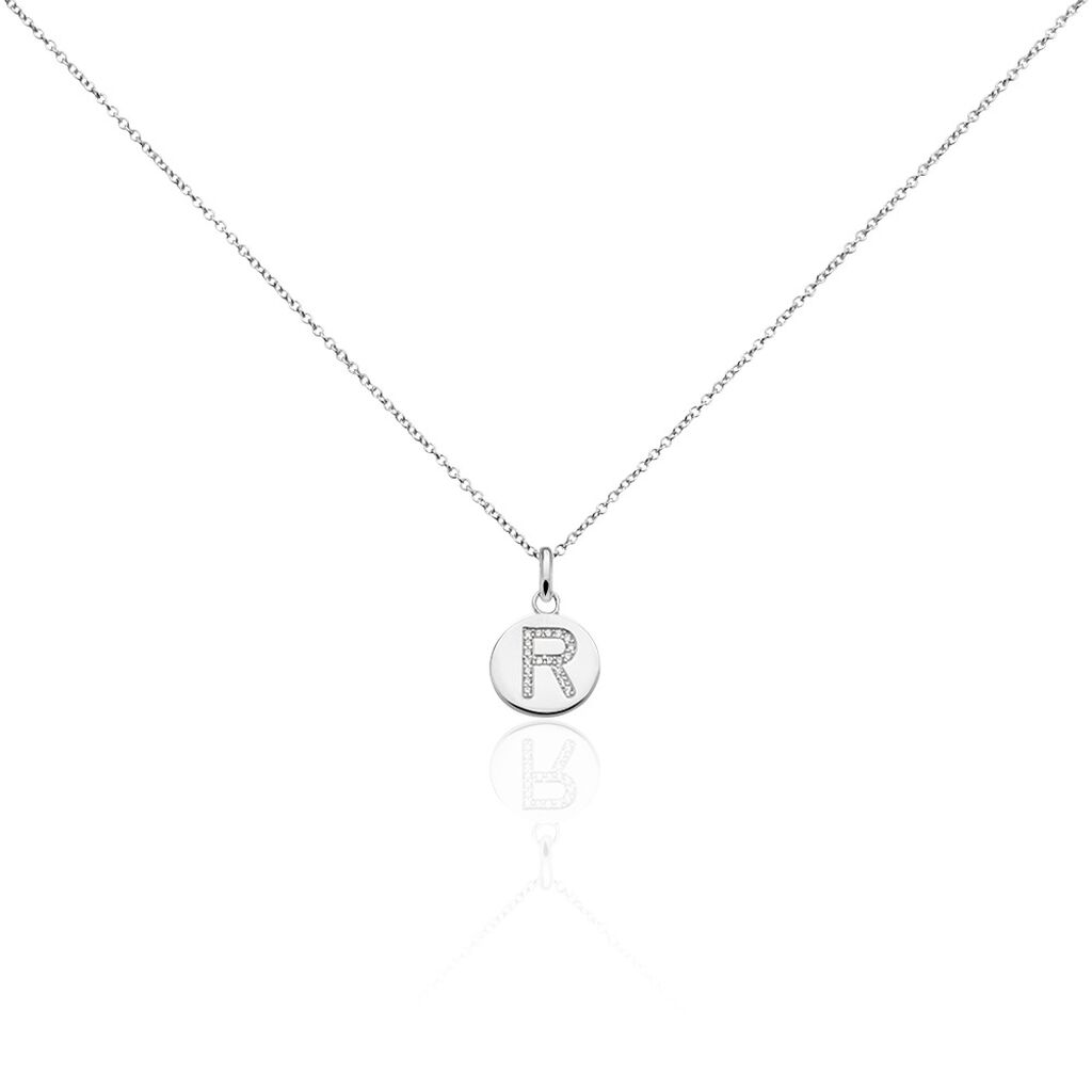 Collier Argent Eugenien Oxydes De Zirconium - Colliers fantaisie Femme | Histoire d’Or