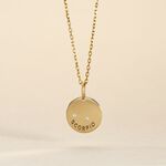 Pendentif Or Jaune Astraea Oxyde De Zirconium - Pendentifs Zodiaque Femme | Histoire d&rsquo;Or