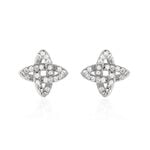 Boucles D'oreilles Puces Pleiades Argent Blanc Oxyde De Zirconium - Boucles d'oreilles fantaisie Femme | Histoire d&rsquo;Or