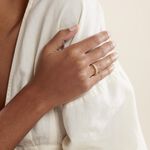 Bague Marie-baptistine Plaqu&eacute; Or Jaune Oxyde De Zirconium - Bagues avec pierre Femme | Histoire d&rsquo;Or