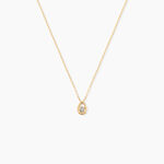 Collier Fidelia Or Jaune Diamant - Bijoux Pierres Pr&eacute;cieuses Femme | Histoire d&rsquo;Or