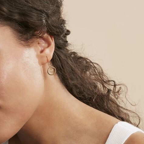 Boucles D'oreilles Pendantes Johnnie Plaqué Or Jaune - Boucles d'oreilles fantaisie Femme | Histoire d’Or