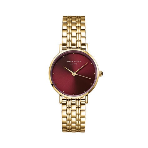 Montre Rosefield Small Edit Bordeaux - Montres Femme | Histoire d&rsquo;Or