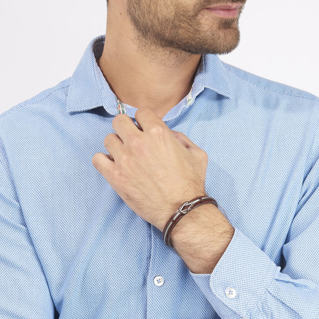 Bracelet Acier Blanc Neo - Bracelets Homme | Histoire d’Or