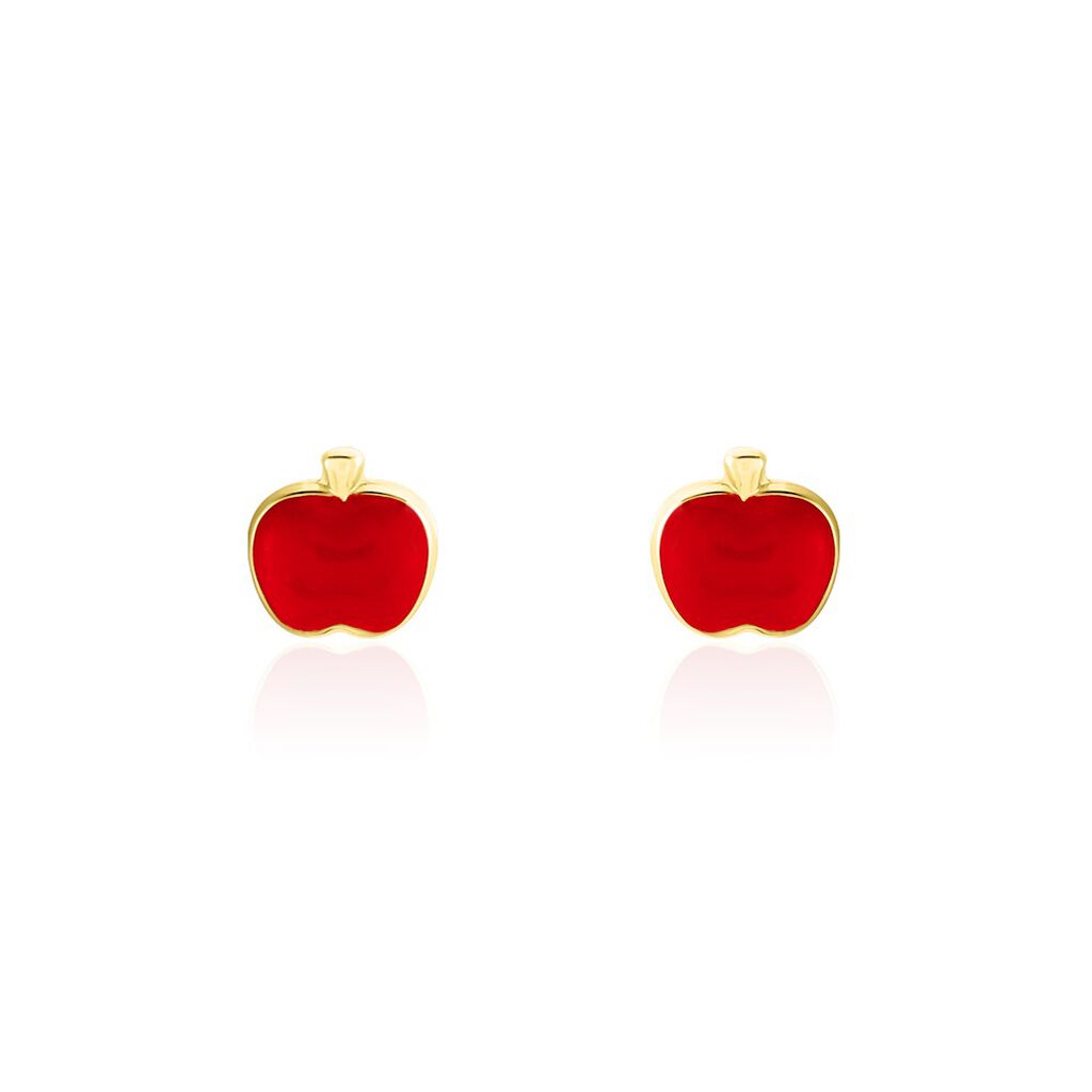 Boucles D'oreilles Puces Eve Or Jaune - Clous d'oreilles Enfant | Histoire d’Or