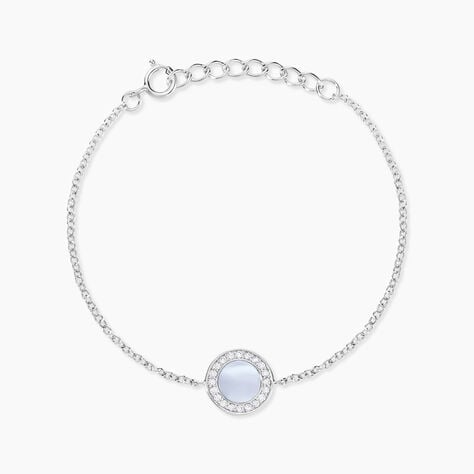 Bracelet Court Argent Blanc Nawala Oxyde De Zirconium - Bracelets Femme | Histoire d’Or