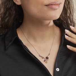 Collier Argent Blanc Dorka Ambres - Colliers fantaisie Femme | Histoire d’Or