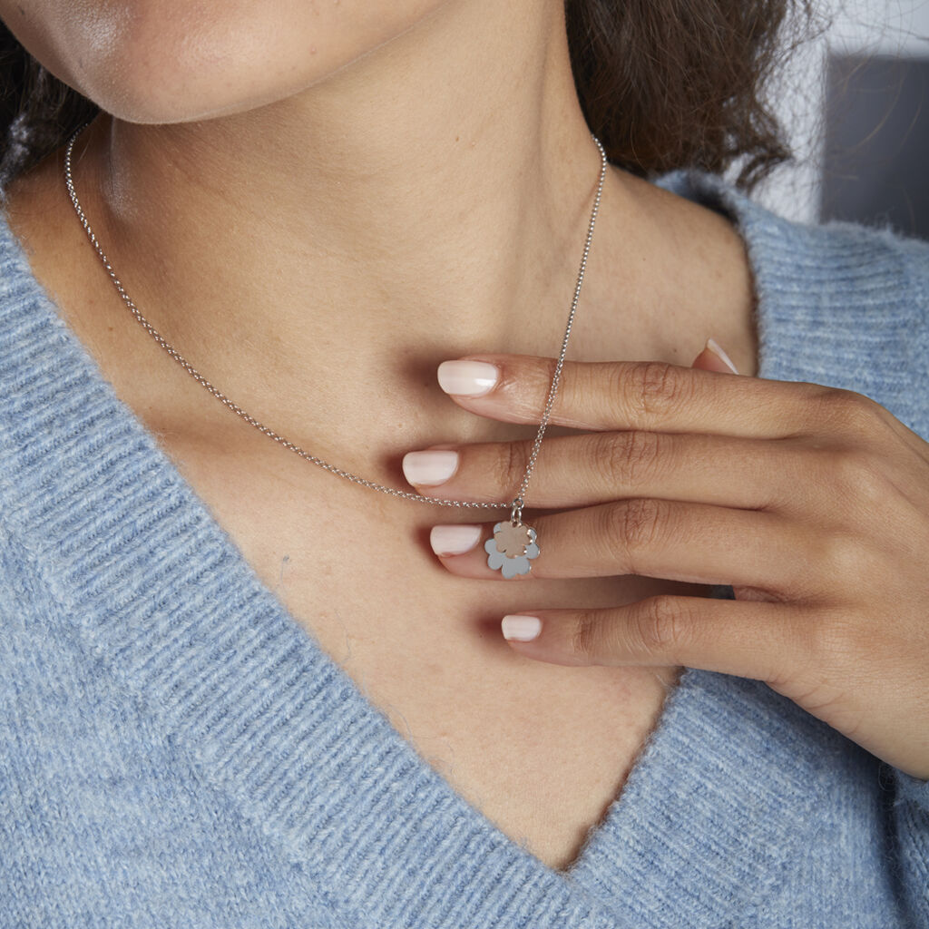 Collier Argent Bicolore Soio - Colliers fantaisie Femme | Histoire d’Or