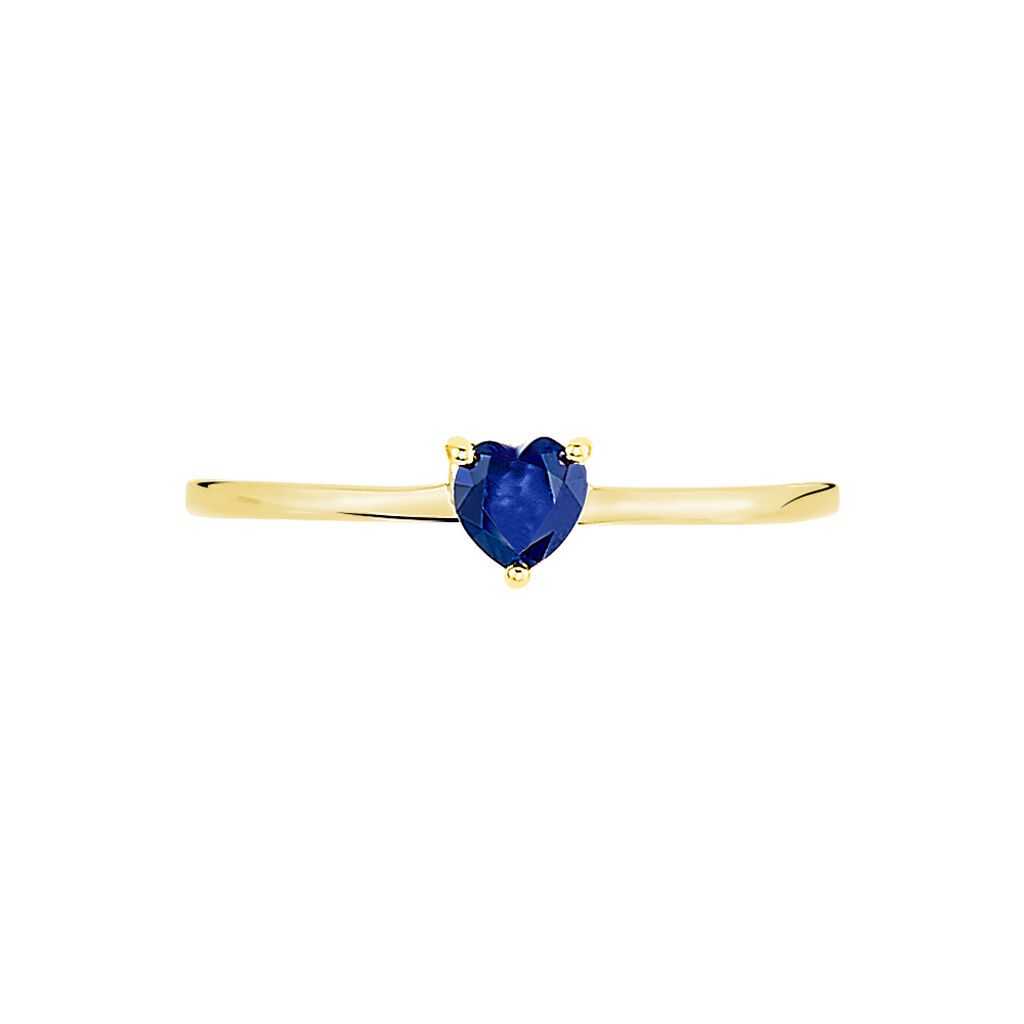 Bague Lissounia Or Jaune Saphir - Bagues solitaires Femme | Histoire d’Or
