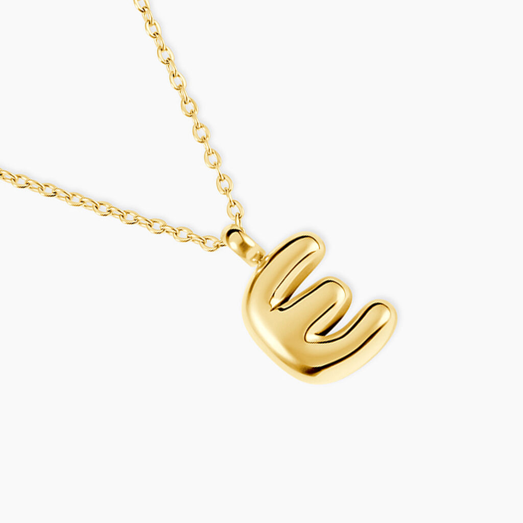 Collier Feliciane Acier Dor&eacute; - Colliers fantaisie Femme | Histoire d&rsquo;Or