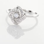 Bague Anasthase Argent Blanc Oxyde De Zirconium - Bagues solitaires Femme | Histoire d&rsquo;Or
