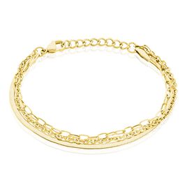 Bracelet Cherilyn Acier Doré - Bracelets fantaisie Femme | Histoire d’Or