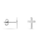 Boucles D'oreilles Puces Ashana Argent Blanc - Boucles d'oreilles fantaisie Femme | Histoire d&rsquo;Or