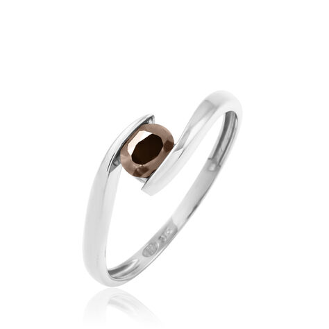Bague Camilia Or Blanc Quartz - Bagues solitaires Femme | Histoire d’Or