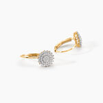 Boucles D'oreilles Pendantes Veronick Or Jaune Diamant - Boucles d'oreilles pendantes Femme | Histoire d&rsquo;Or