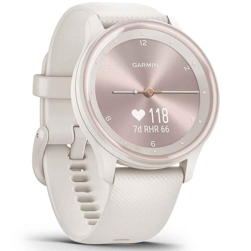 Montre Garmin Vivomove Sport Beige - Montres connectées Femme | Histoire d’Or