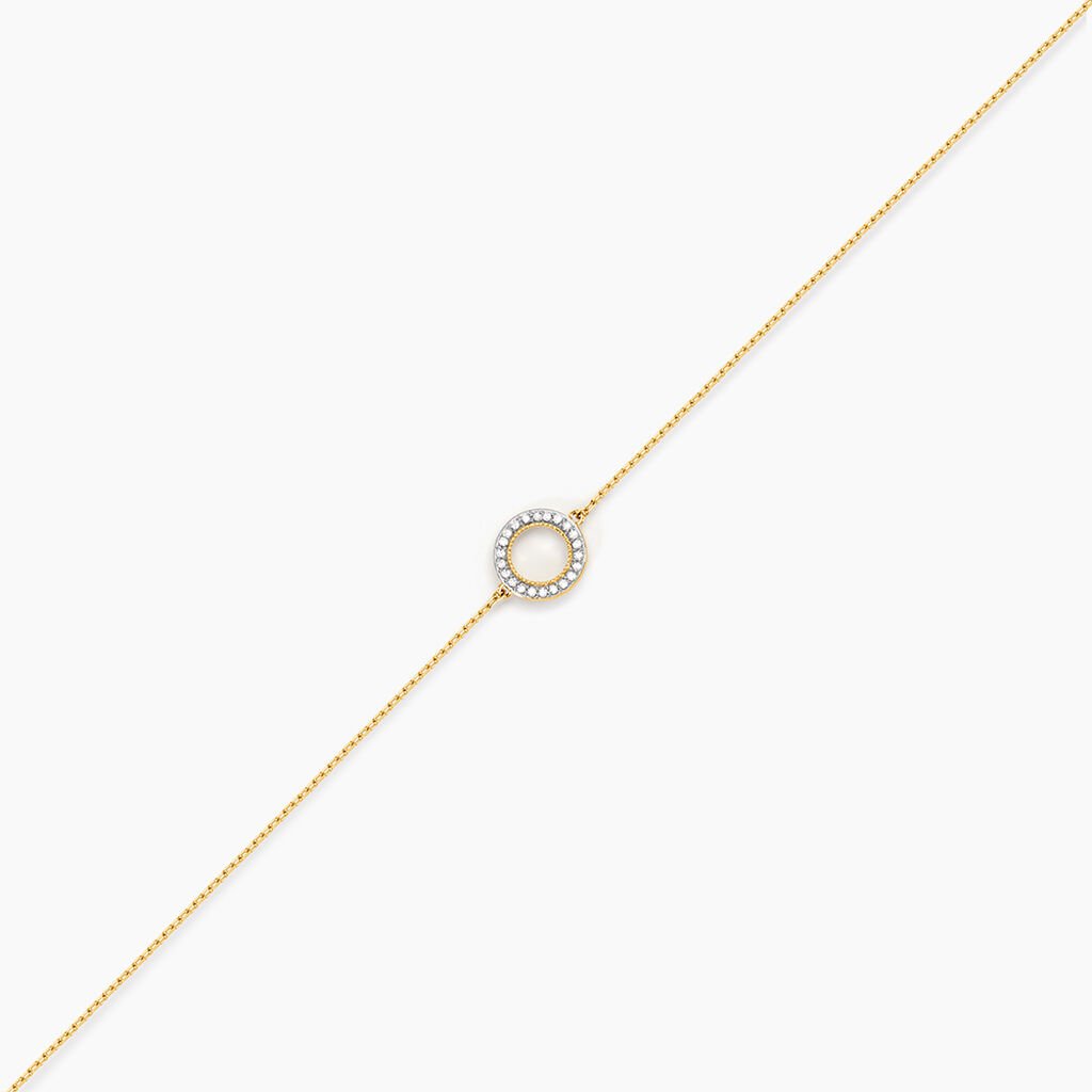 Bracelet Or Jaune Acantha Diamants - Bracelets Femme | Histoire d&rsquo;Or