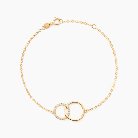 Bracelet Or Jaune Nesrine Oxydes - Bracelets Femme | Histoire d’Or