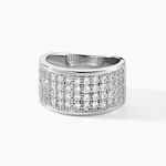 Bague Cecelia Argent Blanc Oxyde De Zirconium - Bagues avec pierre Femme | Histoire d&rsquo;Or