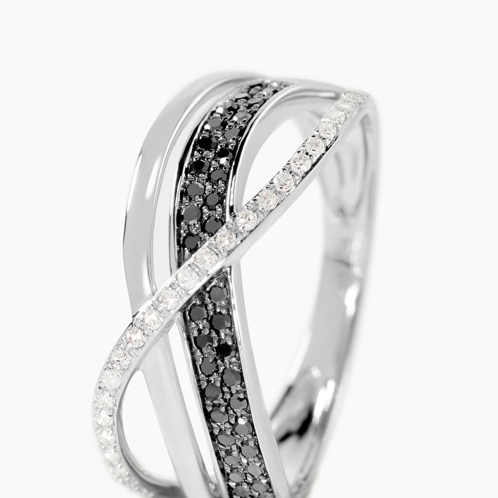 Bague Emilie Or Blanc Diamant - Bagues avec pierre Femme | Histoire d&rsquo;Or