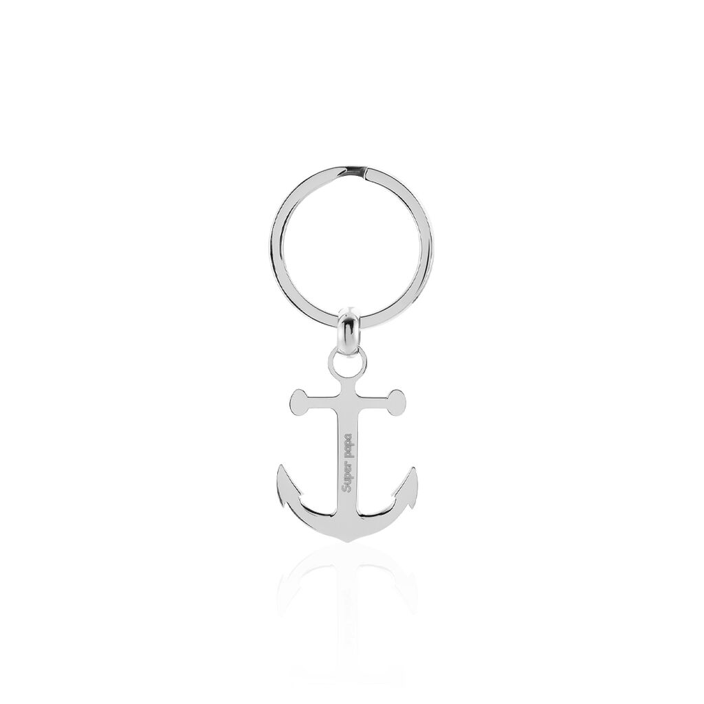 Porte Clefs Pamelia Acier Blanc