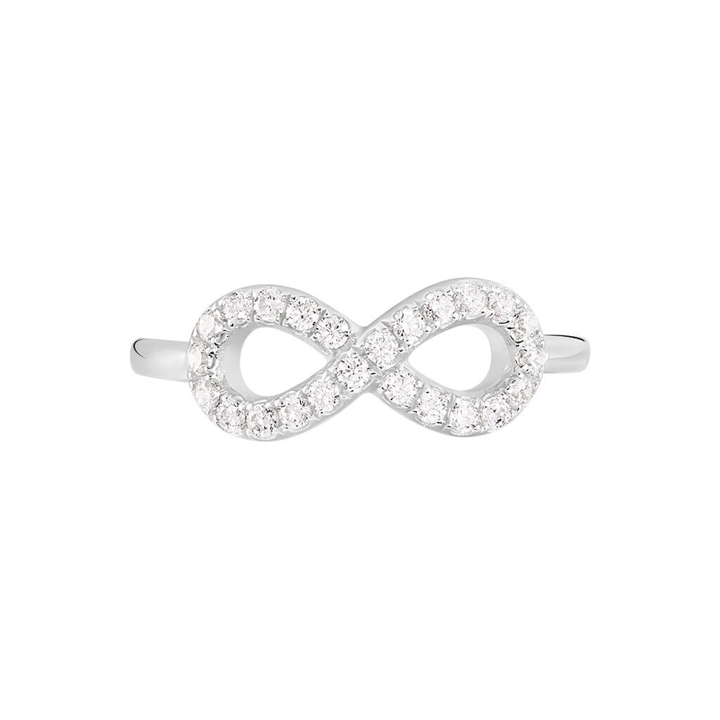 Bague Davila Argent Blanc Oxyde De Zirconium - Bagues avec pierre Femme | Histoire d’Or