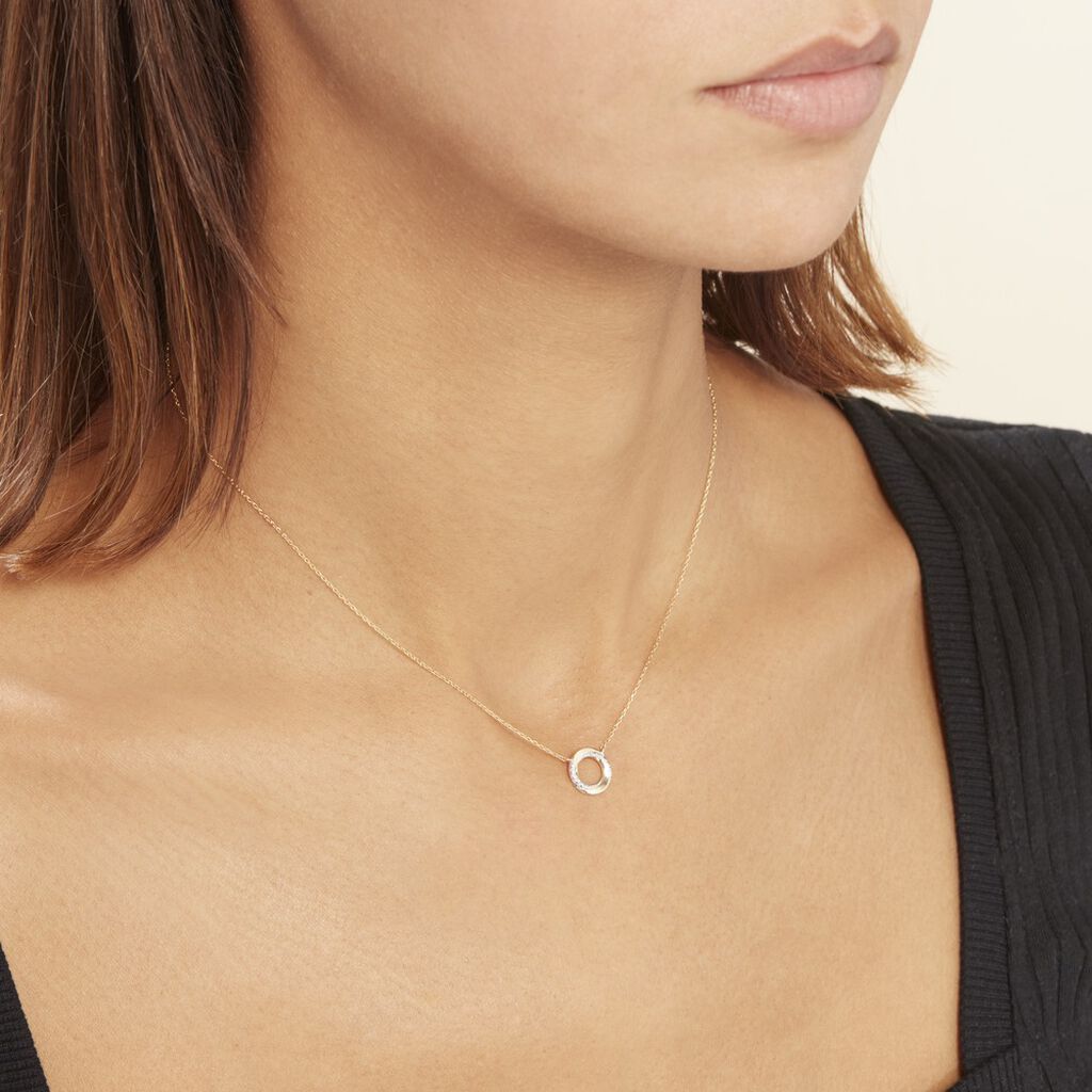 Collier Or Jaune Pamila Diamant - Colliers Femme | Histoire d’Or