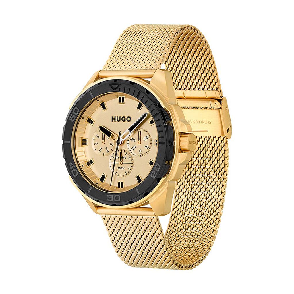Montre Hugo Fresh Doré - Montres Homme | Histoire d’Or